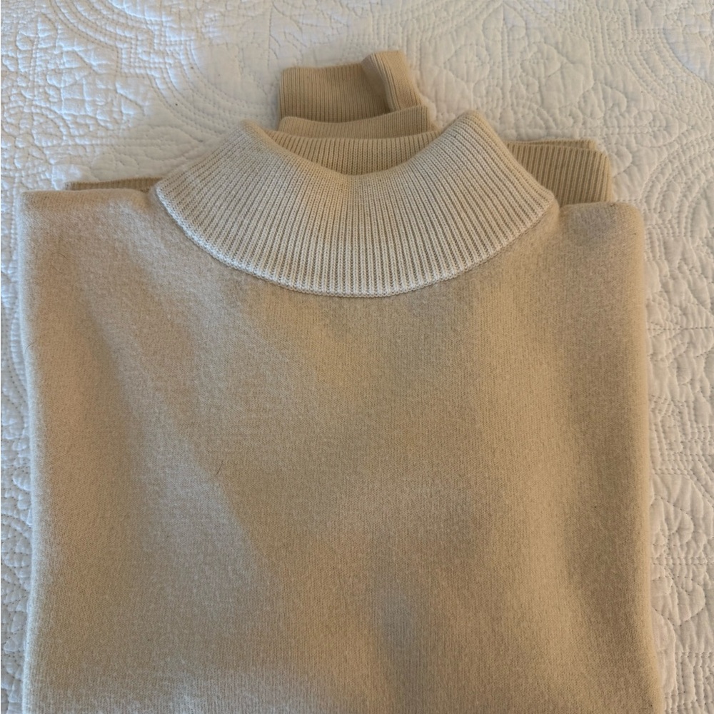 H&M Studio Cream Cowl Neck Sweater